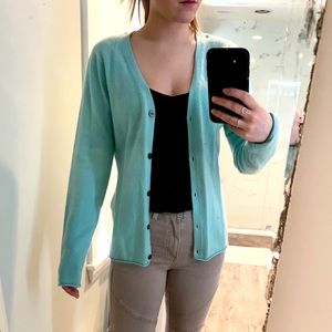 Light turquoise cardigan